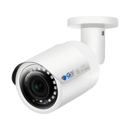 GW Security 16 Channel 4K NVR 5MP POE Audio & Video Smart AI Security Camera System - 16 x 5MP 1920P Weatherproof Bullet Cameras, Built in Microphone, Pre-Installed 4TB Hard Drive