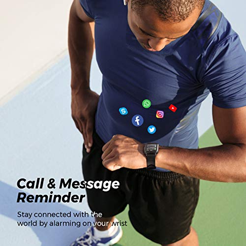 Smart Fitness Tracker Watch for iPhone and Android