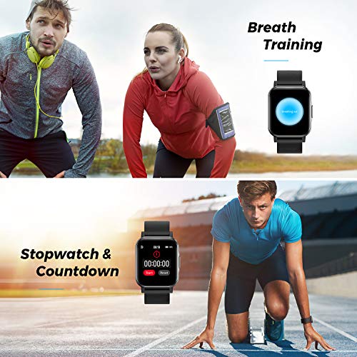 Smart Fitness Tracker Watch for iPhone and Android