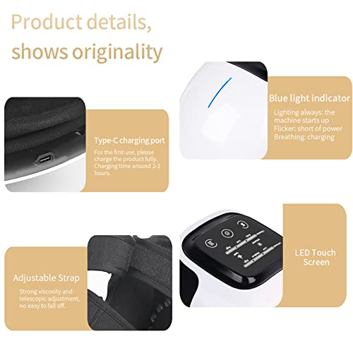Wireless Knee Massager with Heating and Vibration
