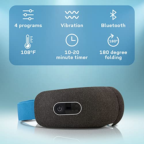 Heated Smart Eye Massager with Bluetooth