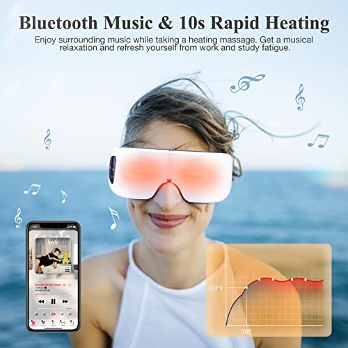 Smart Heat Eye Massager with Bluetooth Music