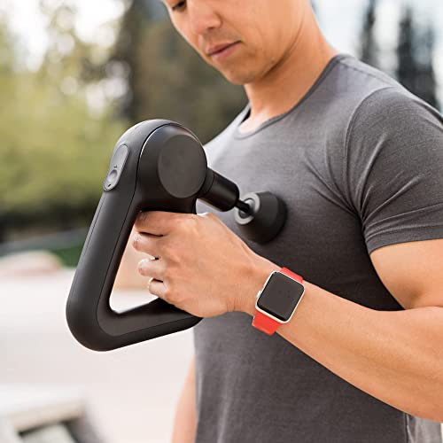 Theragun Prime - Electric Handheld Massage Gun - Smart App and Bluetooth Enabled Percussion Massage for Athletes - Deep Tissue Muscle Therapy Device with Quietforce Technology (Black - 4th Generation)