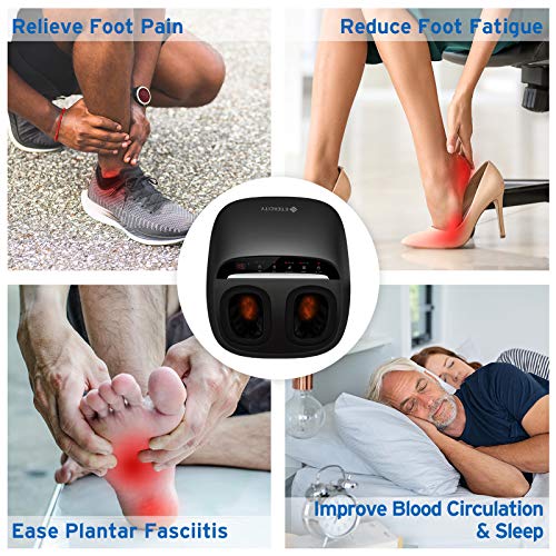 Shiatsu Foot Massager with Heat and App