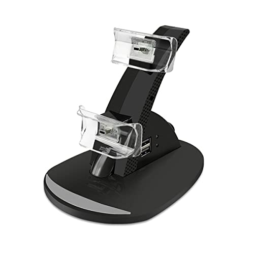 PS3 Dual Controller Charging Dock, Black