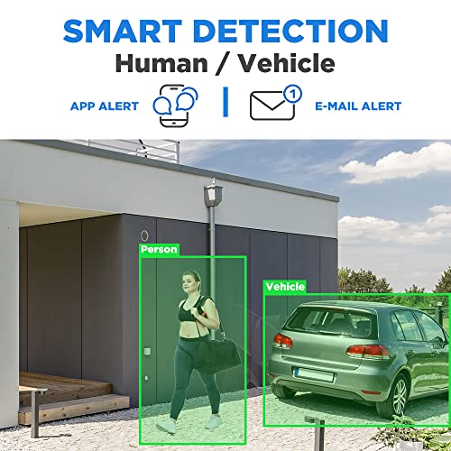 GW Security 16 Channel 4K NVR 5MP POE Audio & Video Smart AI Security Camera System - 12 x 5MP 1920P Weatherproof Bullet Cameras, Built in Microphone, Pre-Installed 4TB Hard Drive