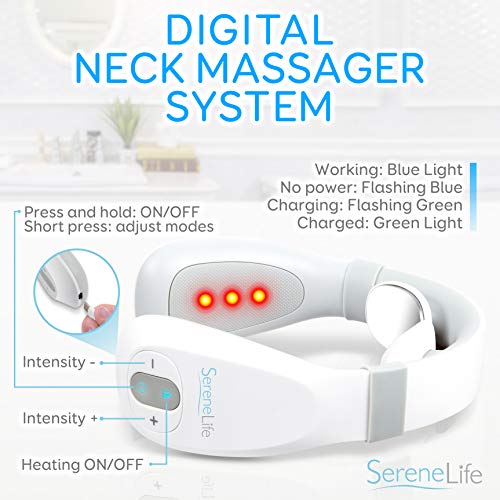 Cordless Smart Neck Massager with Heat & Vibration