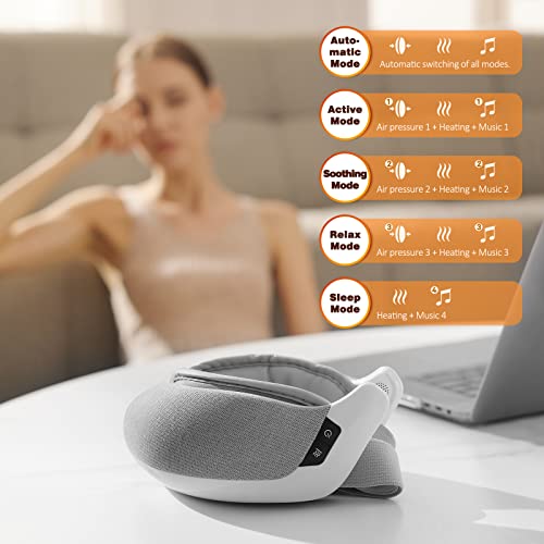 Birthday Gifts for Women, Eye Massager with Heat, Bluetooth Music, Smart Eye Mask for Sleep aid, Stress Relief Gifts for Women Men Mom Dad