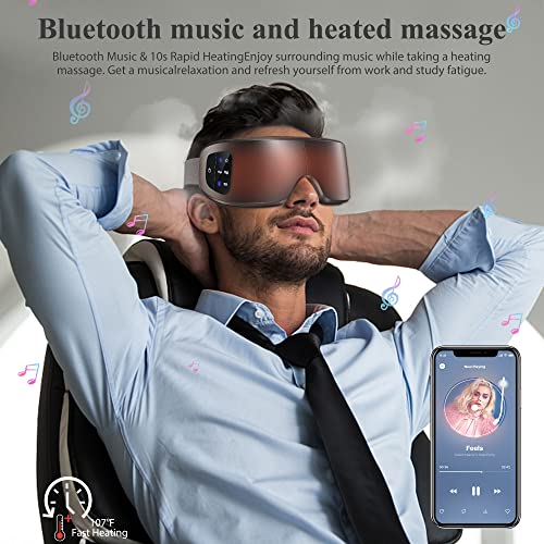 Heated Smart Eye Massager with Bluetooth Music