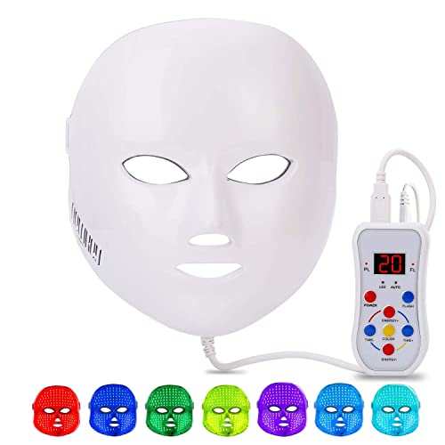 LED Facial Skin Care Mask for Acne Reduction