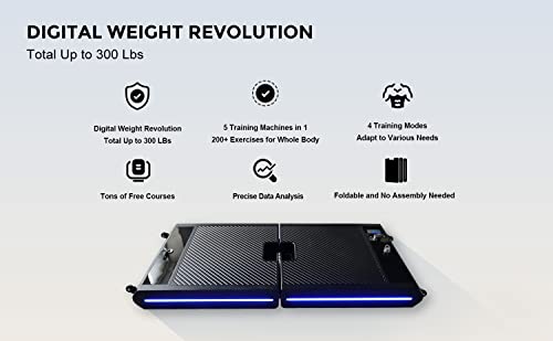 Foldable Smart Fitness Trainer for Home Gym