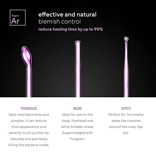 Portable High Frequency Skin Therapy Wand for Clear Skin