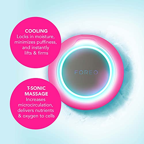 FOREO UFO Face Mask Treatment, Full LED Spectrum & Red Light Therapy for Face, Warming, Face Moisturizer, Dark Spot & Acne Scar Treatment for Face, Anti Aging, Nourishing, Fuchsia