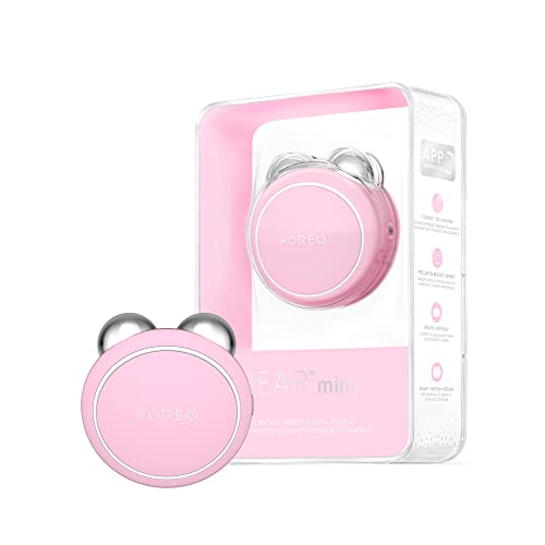 FOREO BEAR Mini Microcurrent Facial Device Face Sculpting Tool Instant Face Lift Firm & Contour Reduce Double Chin Non-Invasive Increases Absorption of Facial Skin Care Products