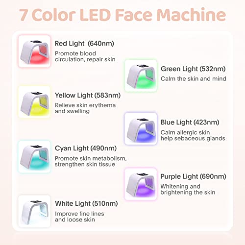 7 Color LED Face Mask for Skin Care