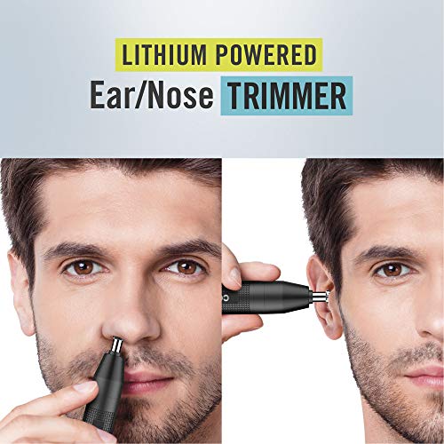 Cordless Nose & Ear Trimmer with 360 Blade
