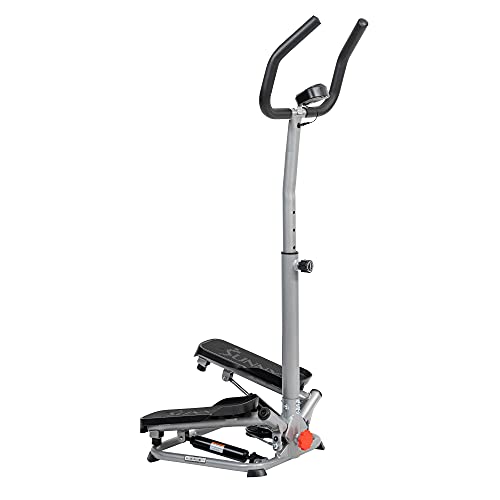 Twist Stair Stepper with Handlebar – Silver