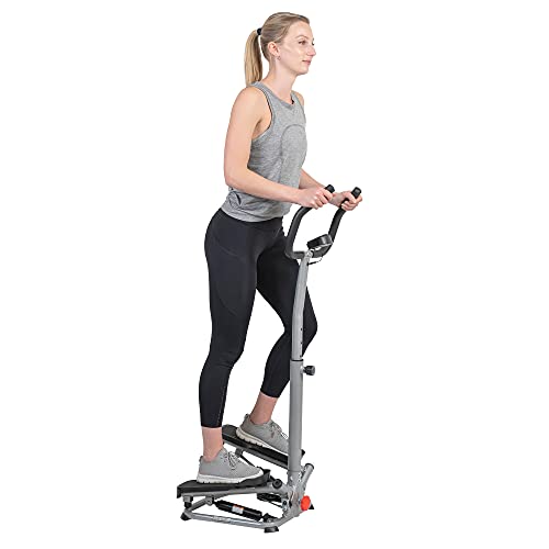 Twist Stair Stepper with Handlebar – Silver