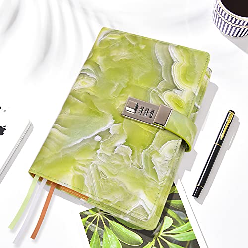 Green Lockable Journal for Adults - A5 Size