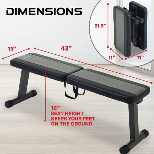 Prevention Flat Foldable Weight Bench