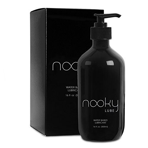 Personal Lubricant. Nooky Lube Natural Water Based Lubes for Men and Women. 16 Ounce. Made in USA (16 Fl Oz (Pack of 1))