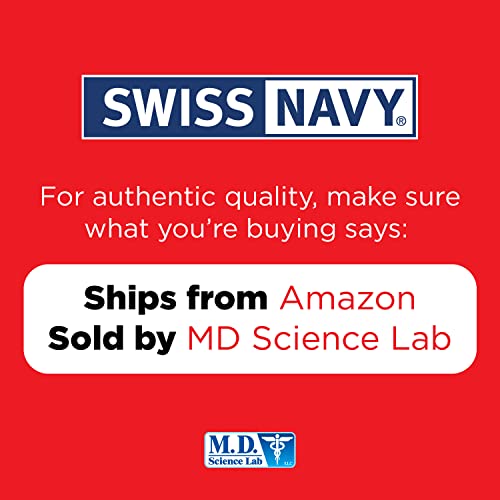 Swiss Navy Premium Silicone Based Lubricant, Gallon 128 Ounce Personal Lube Sex Gel for Men Women & Couples, Condom & Latex Safe Hypoallergenic Unscented Zero Residue Lubrication, Works Underwater