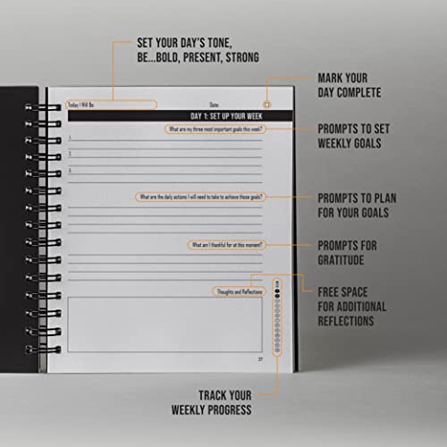 The Brain/Shift Journal - Scientifically Proven Guided Journal for Goal Setting and Achieving: A 13-Week Undated Planner, Organizer, and Notebook for Personal Productivity