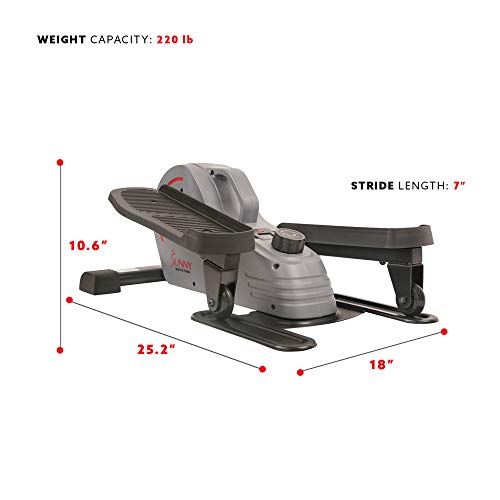 Sunny Health & Fitness Portable Stand Up Elliptical - SF-E3908
