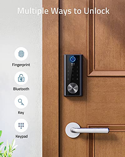 Smart Touch Fingerprint Door Lock with Bluetooth Keypad