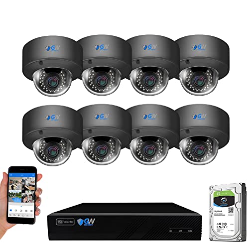 8-Channel 4K Security Camera System with AI