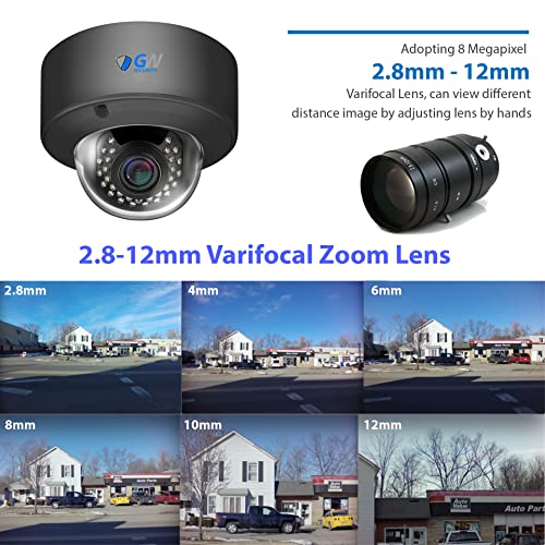 8-Channel 4K Security Camera System with AI