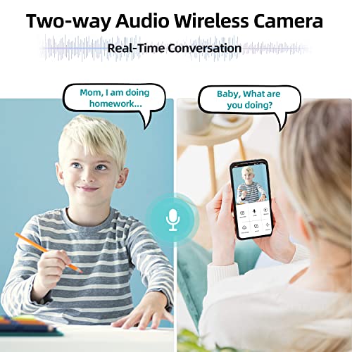 WiFi HD Security Camera with 2-Way Audio