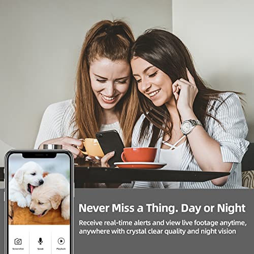 WiFi HD Security Camera with 2-Way Audio