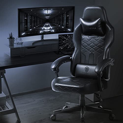 Ergonomic Gaming Chair with Massage - Black