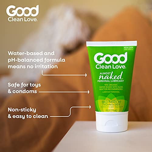 Organic Water-Based Personal Lubricant with Aloe Vera