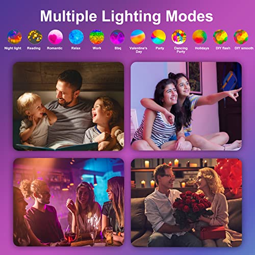 Smart LED Recessed Lights with Color Options (6-Pack)