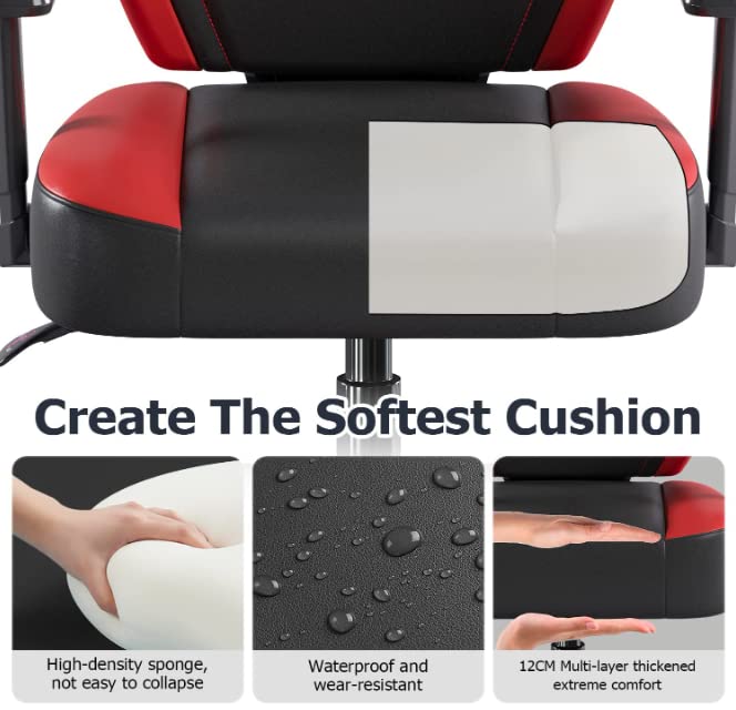 High-Back Breathable Gaming Chair with Lumbar Support