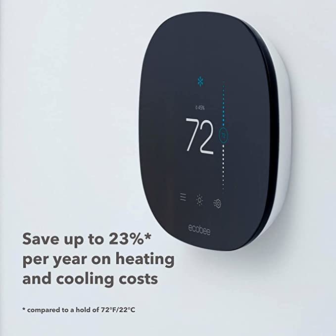 ecobee EB-STATE3LTP-02 Thermostat, Black