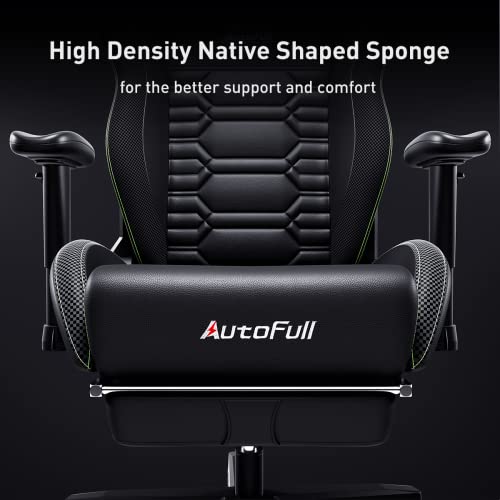 AutoFull Gaming Chair with 3D Lumbar Support