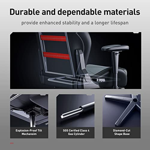 AutoFull Gaming Chair with 3D Lumbar Support