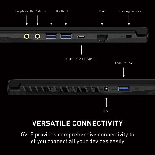 MSI GV15 144Hz Gaming Laptop - Core i5, GTX 1650