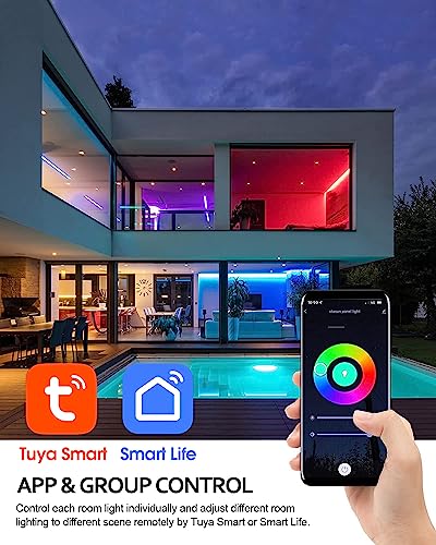 Smart Color-Changing Recessed Lights with Alexa Compatibility