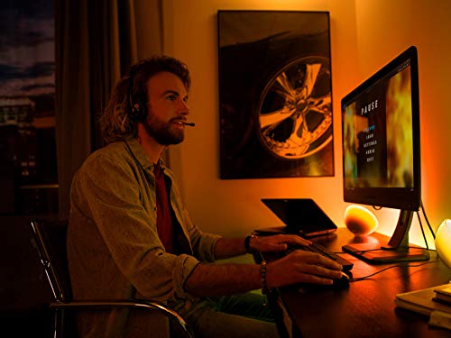 Philips Hue Go White and Color Portable Dimmable LED Smart Light Table Lamp (Requires Hue Hub, Works with Alexa, HomeKit and Google Assistant), White