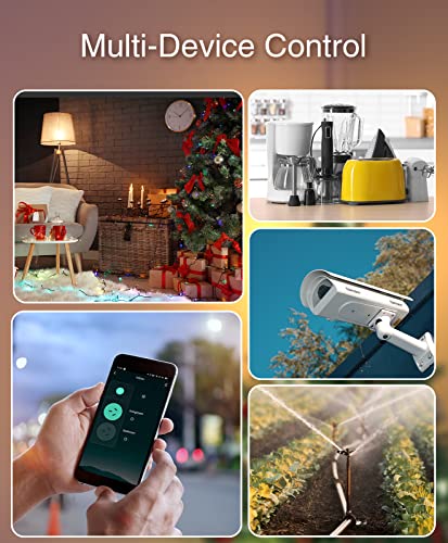 Smart Outdoor Plug with Alexa & Google Assistant Compatibility