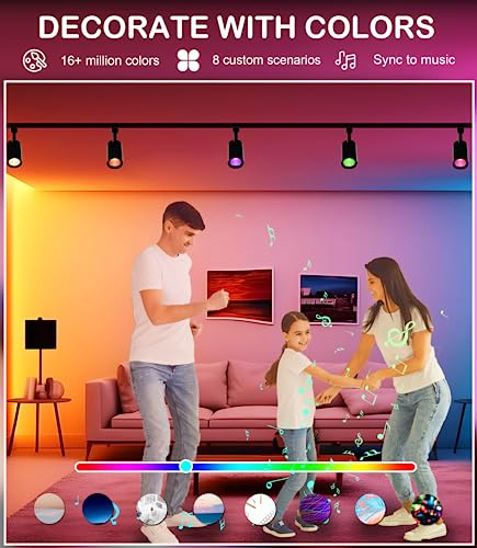 Smart WiFi LED Track Lights - 3 Pack