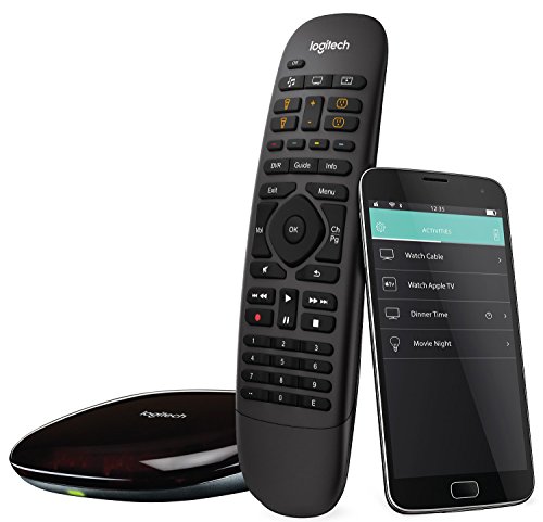 logitech Harmony Companion All In One Remote Control for Smart Home and Entertainment Devices (Black) (Renewed)