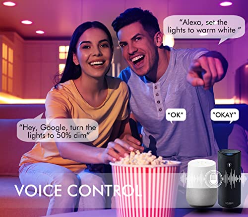 12-Pack Smart WiFi LED Recessed Lights by Cloudy Bay