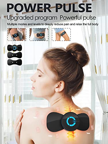 keecham Tens Units Muscle Stimulator EMS Massager Machine, Multifunctional Physiotherapy Instrument Rechargeable Device,for Body Relaxation,Legs Back Neck Pain Relief Therapy(FSA or HSA Eligible)