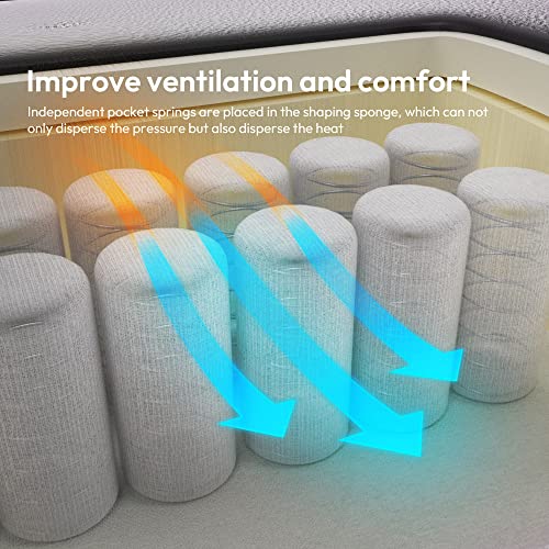 Ergonomic Gaming Chair with Massage - Black