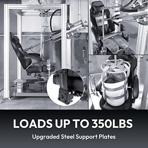 Ergonomic Gaming Chair with Massage - Black